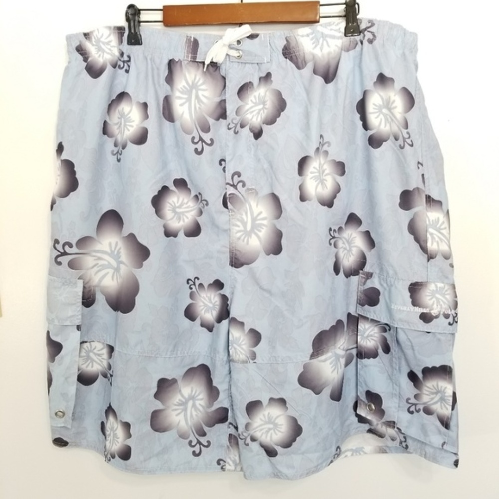 Beverly Hills Polo Club Men's Blue Board Shorts